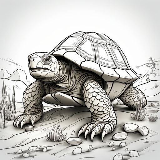 Brain-Engaging Turtle Coloring Pages