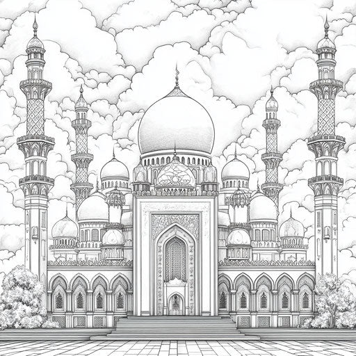 Islamic Coloring Pages - Pages to Color for All – IMAGELLA