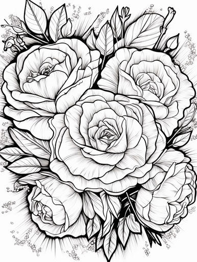 Develop Smarts: Flower Coloring Pages for Kids