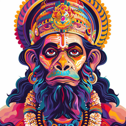 Hanuman Image in Photorealistic Style: Vector Clipart in 4K – IMAGELLA