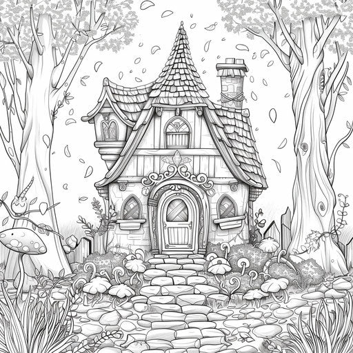 Fun House Coloring Pages – IMAGELLA