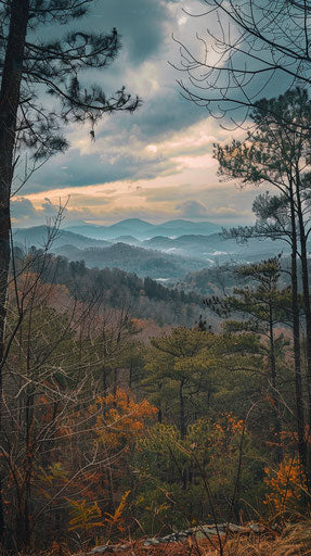 Blue Ridge Mountains Artistic Scenic Masterpiece