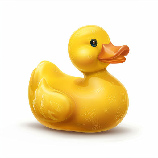 Rubber Duck Clipart in Photorealistic Style Vector Art: EPS, SVG, 4K ...