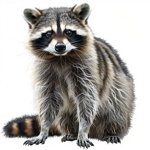 Racoon Clipart in Photorealistic Style Art: High-Res 4K Vector – IMAGELLA