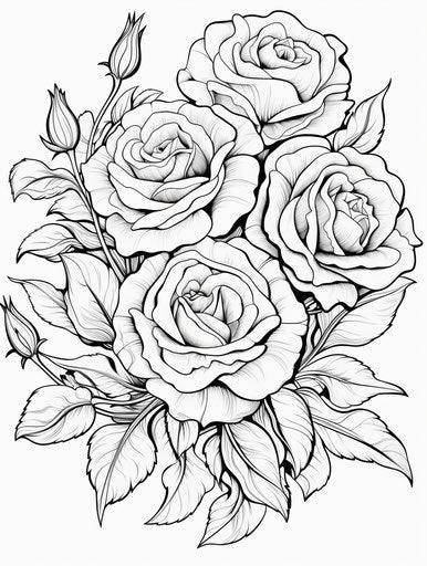 Develop Smarts: Flower Coloring Pages for Kids
