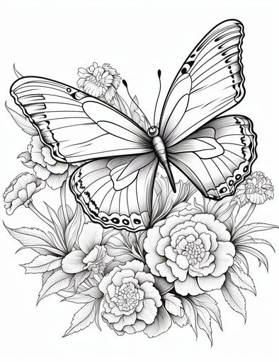 Cognitive Play: Flower Coloring Pages for Family