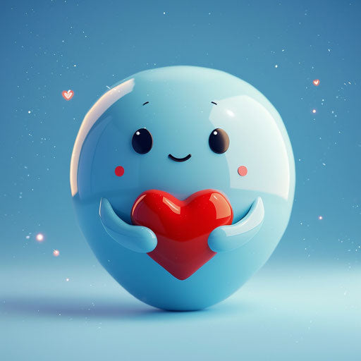 Fashion-Forward Heart Emoji Apparel