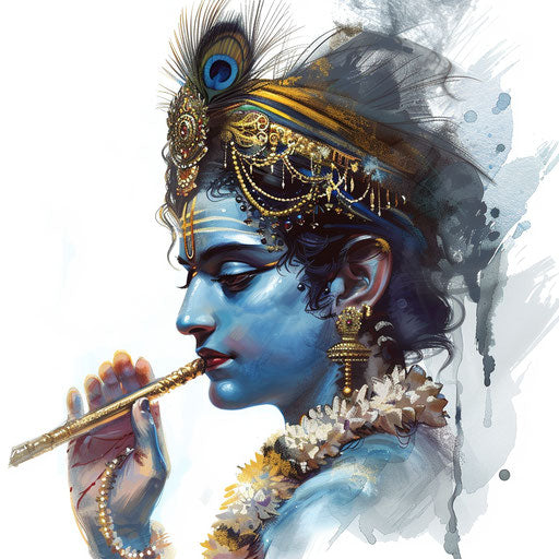 High-Res Krishna Clipart in Photorealistic Style Art: 4K & Vector ...