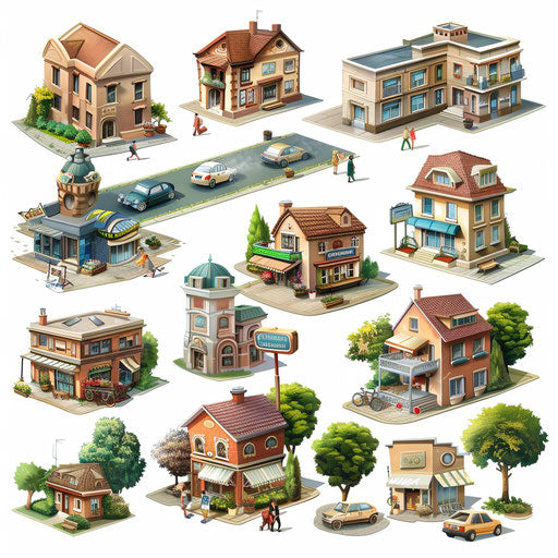 High-Res 4K Community Clipart in Photorealistic Style – IMAGELLA