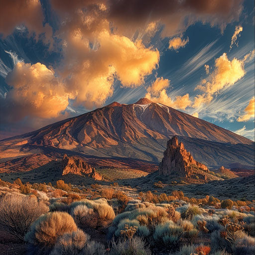 Mount Teide Beautiful Nature Portrait