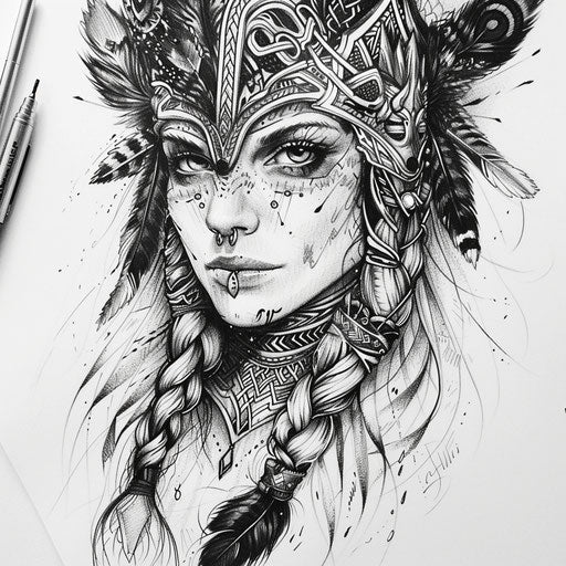 Premium Freya Tattoo Files – IMAGELLA