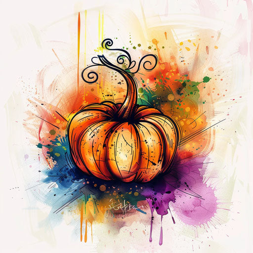 Bold Pumpkin Tattoo Design Pack – IMAGELLA