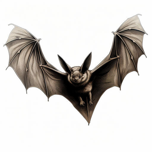 Vector & 4K Bat Clipart in Chiaroscuro Art Style – IMAGELLA