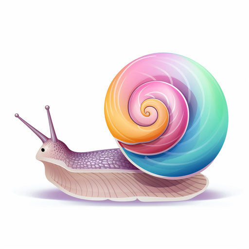 Snail Clipart in Pastel Colors Art Style: Vector & 4K – IMAGELLA