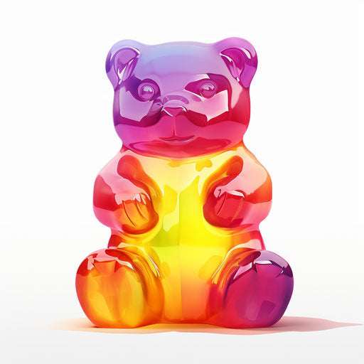 Gummy Bear Clipart in Chiaroscuro Art Style Artwork: 4K Vector & SVG ...