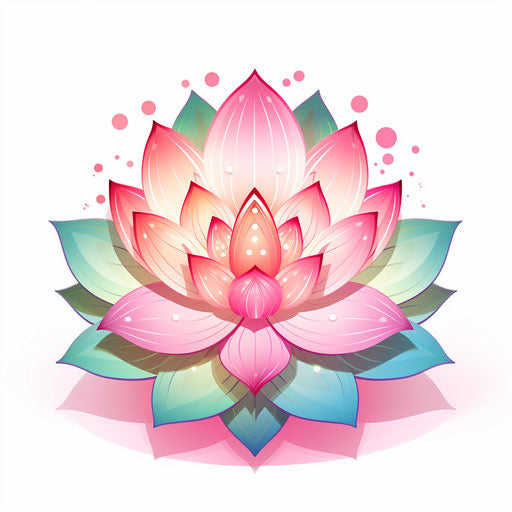 Lotus Clipart in Pastel Colors Art Style Artwork: 4K Vector & SVG ...