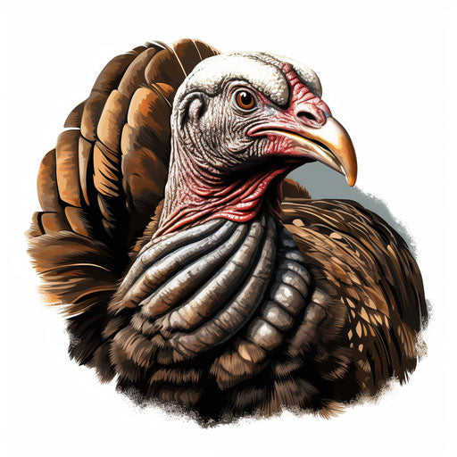 Turkey Clipart: Chiaroscuro Art Style, 4K & SVG – IMAGELLA