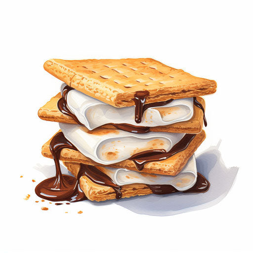 Smores Clipart: 4K & Vector in Oil Painting Style – IMAGELLA