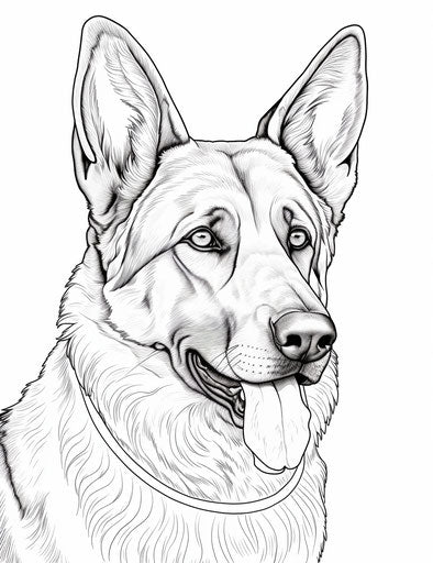 Explore & Learn: Dog Coloring Pages for Kids – IMAGELLA