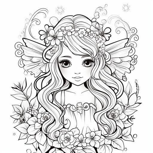 Child Development with Fairy Coloring Pages – IMAGELLA