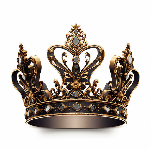 High-Res 4K Crown Vector Png Clipart in Chiaroscuro Art Style – IMAGELLA