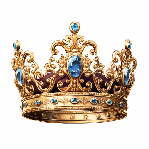 Queen Crown Clipart in Chiaroscuro Art Style: 4K Vector & SVG – IMAGELLA