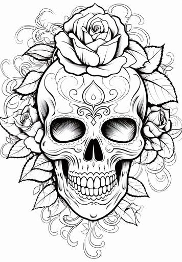 Single needle #skull by... - Dark Side Tattoo Society | Facebook