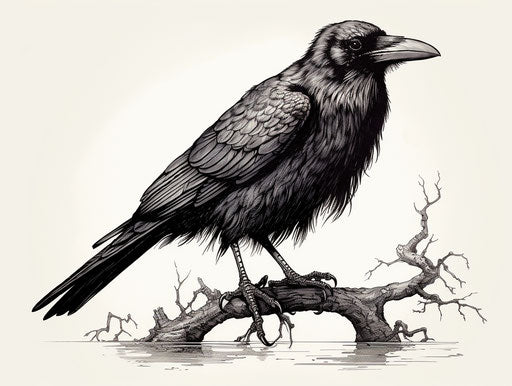 Crow Tattoo Art Pack – IMAGELLA