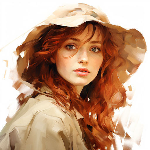 Female Clipart in Oil Painting Style: High-Res Vector & 4K – IMAGELLA