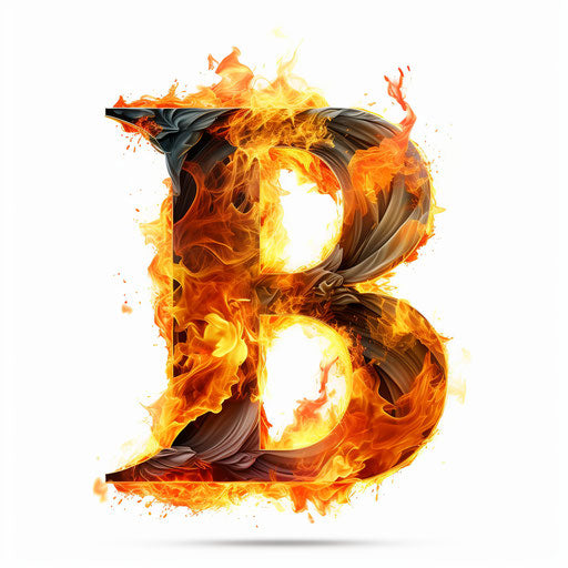 Letter B Image in Chiaroscuro Art Style: Vector Clipart in 4K – IMAGELLA