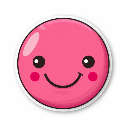 Game-Changing Pink Smiley Face for Gaming Worlds