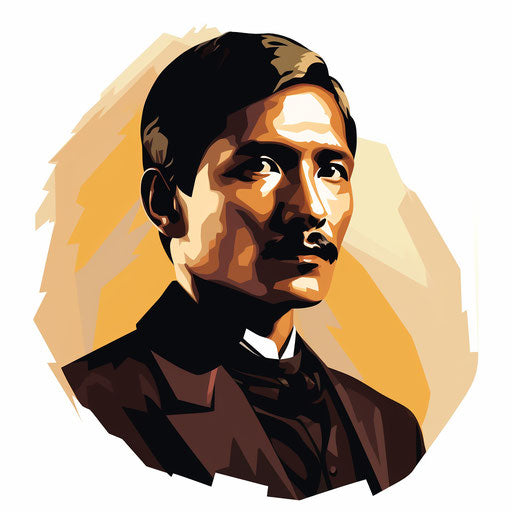 Vector & 4K Jose Rizal Clipart in Chiaroscuro Art Style – IMAGELLA