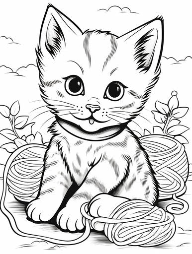 Unleash Creativity with Cat Coloring Pages – IMAGELLA