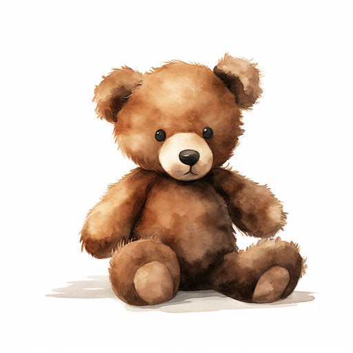 Teddy Bear Clipart in Chiaroscuro Art Style: Vector ARt, 4K, EPS, PNG ...