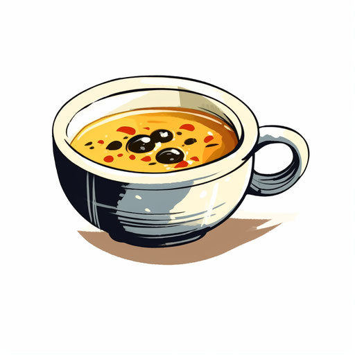 Soup Clipart in Minimalist Art Style: 4K & SVG – IMAGELLA