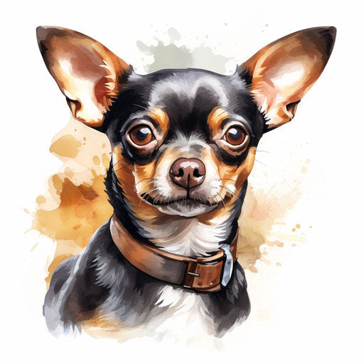 4K Chihuahua Clipart in Oil Painting Style: Vector & SVG – IMAGELLA