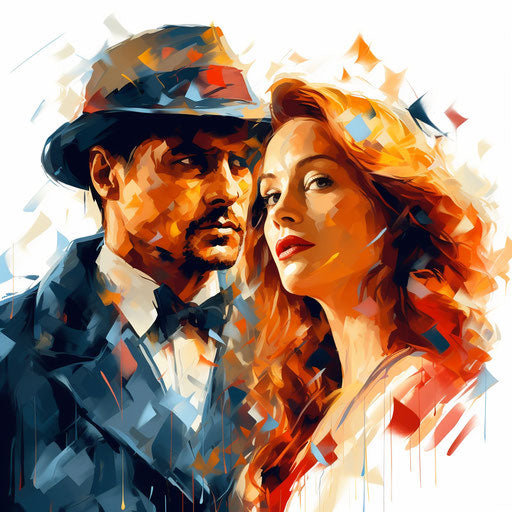 Movie Clipart in Impressionistic Art Style: 4K Vector Clipart