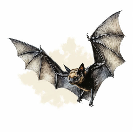 4K Vector Bat Clipart in Oil Painting Style – IMAGELLA