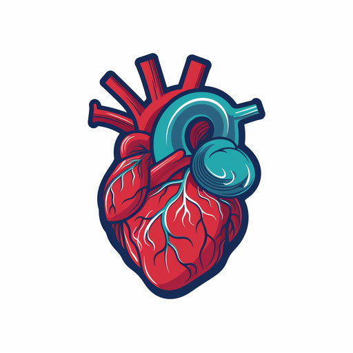 Human Heart Clipart in Minimalist Art Style: 4K & SVG – IMAGELLA