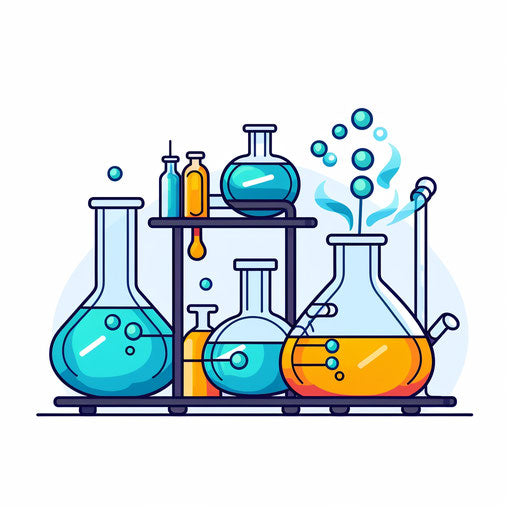 Vector & 4K Laboratory Clipart in Minimalist Art Style – IMAGELLA