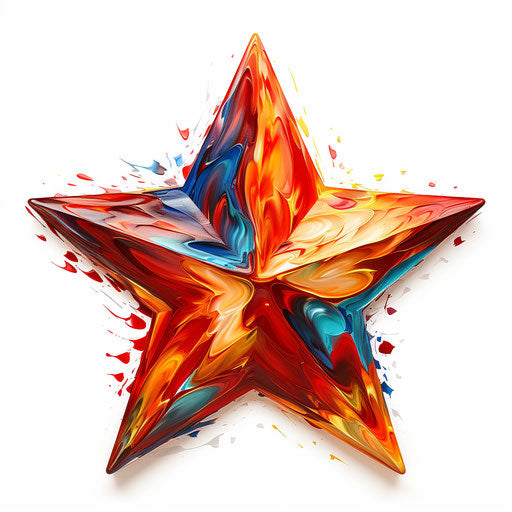 Star Clipart in Oil Painting Style: 4K, Vector & SVG Clipart – IMAGELLA