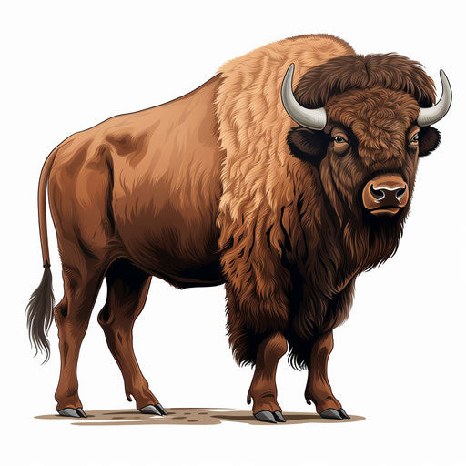 Bison Clipart in Chiaroscuro Art Style: Vector & 4K – IMAGELLA