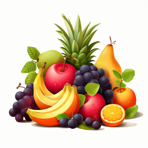 Fruit Clipart in Chiaroscuro Art Style: 4K Vector & SVG – IMAGELLA