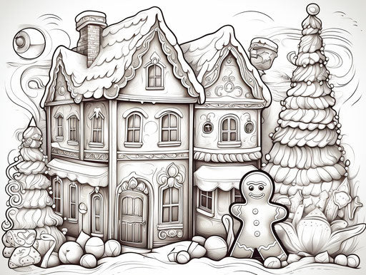 Kids' Creativity with Christmas Coloring Pages