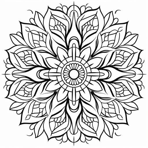 Dexterity & Fun: Mandala Coloring Pages for Kids – IMAGELLA