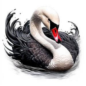 swan vector clipart coker