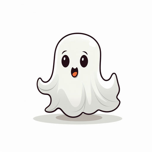 4K Vector Boo Clipart in Minimalist Art Style – IMAGELLA