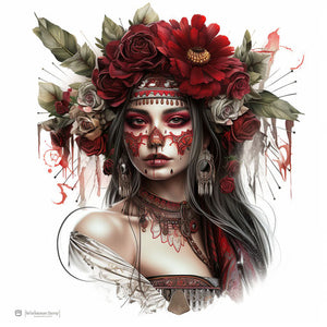 Tattoo Pro Stencils - Gypsy Girl
