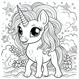 Unicorn Coloring Pages - Build Essential Skills – IMAGELLA