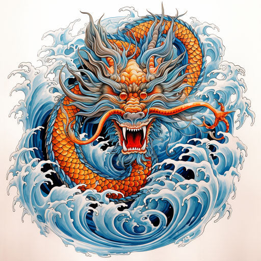 Japanese Dragon Tattoo - Embark on a Mythical Journey of Ink